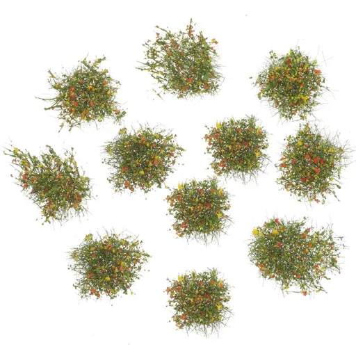 25Pcs Green Grass Tuft Model for DIY Micro Landscape Sand Table Decoration Durable and Realistic