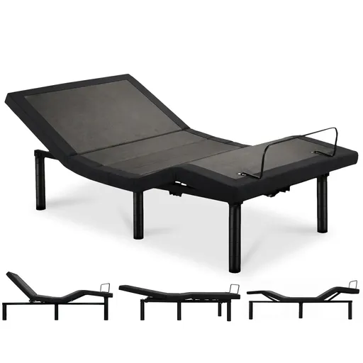 Therapedic Motion King Single Adjustable Bed Base Electric Motorised Frame with Wireless Remote & Preset