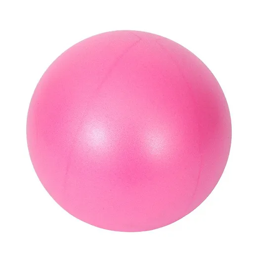 20-25cm Mini Pilates Ball PVC Yoga Exercise Ball Balance Fitness Ball for Core Training Yoga Gym Home Workout - Rose Pink