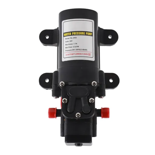 Water Pressure Diaphragm Pump Self Priming Diaphragm Pump High Pressure Water Pump for Outdoor RL 2402 24V
