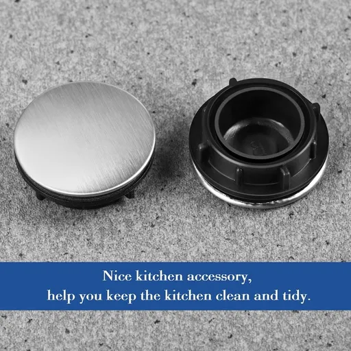 4-Pack Steel Sink Hole Covers for Outdoor Faucets, Weather-Resistant Spigot Stopper Accessories
