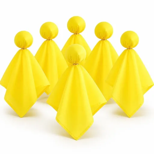 6 Pack Football Penalty Flag Sports Fan Tossing Flags for Football Party Games Accessory (Yellow)
