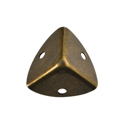 Metal Box Corner Protectors Edge Guard Protector 20 X 20 X 20mm Bronze Tone for Table Corners and Desk Corners