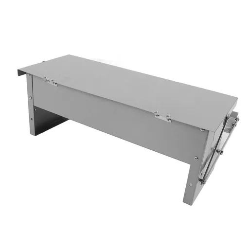 Automatic Chicken Feeder Steel Large Capacity Water Resistant Poultry Feeder Food Dispenser with Lid for Farm
