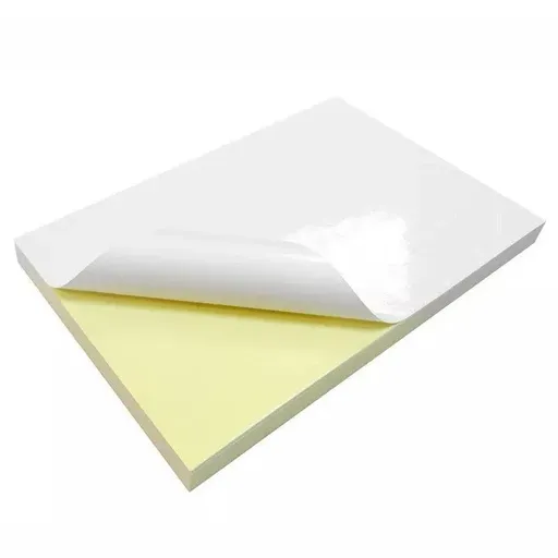A4 Self Adhesive Sticker Paper Sheet Label Laser Inkjet Print Mailing Address - White Glossy*20 PCS