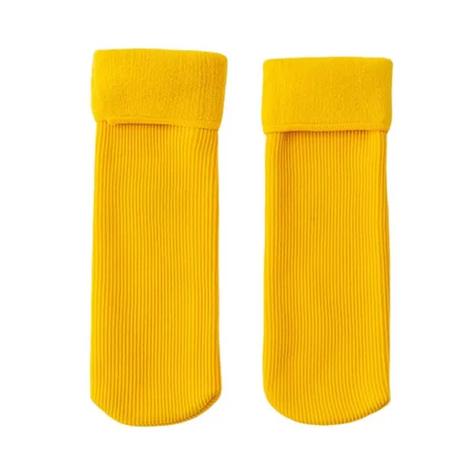 Kid Socks 2 Pair Trendy Keep Warm Winter Plus Cotton Blend Floor Socks Snow socks,and winter thickened tube, cashmere socks