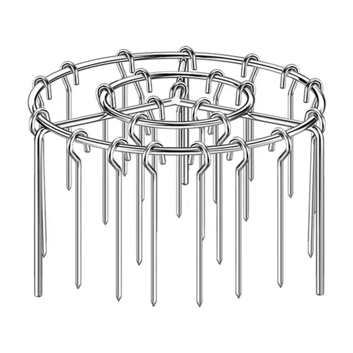 Stainless Steel Vertical Air Fryer Rack With Skewers, Barbecue Grill Stand for Home Oven Use
