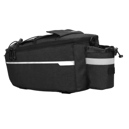 Bike Rear Rack Bag Insulated Bike Trunk Cooler Bag Reflective Bicycle Rear Seat Cargo Bag Water Resistant Bike