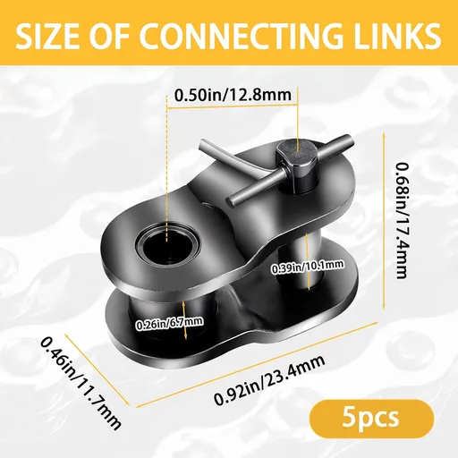 5PCS 420 Chain Roller Chain Offset Link #420, Half Link, Crank Link
