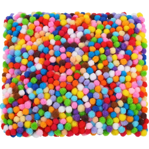 2000 Pieces 10 mm Assorted for Crafts,Christmas Holiday Costume Hobby Supplies and DIY Creative Crafts Decorations (Multicolored)