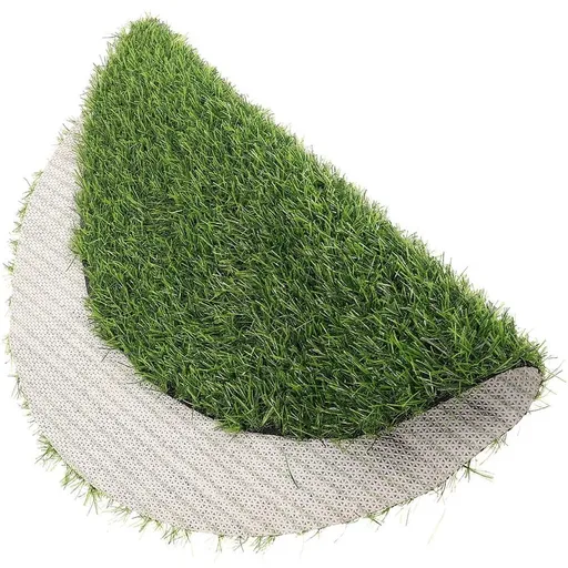 Green Artificial Grass Table Mat Synthetic Turf for Home Decor and Outdoor Use
