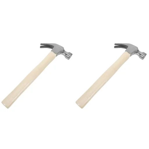 2-Pack Hammer Set, Framing and Nailing Hammer for Carpentry, Steel Construction, Comfortable Grip