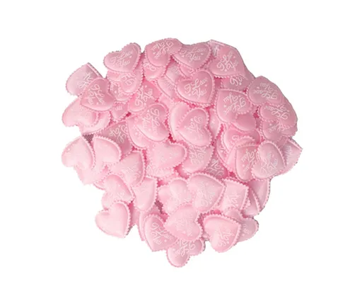 Sponge Heart Shaped Confetti Throwing Petals Wedding Valentine Gift Home Decor - Pink