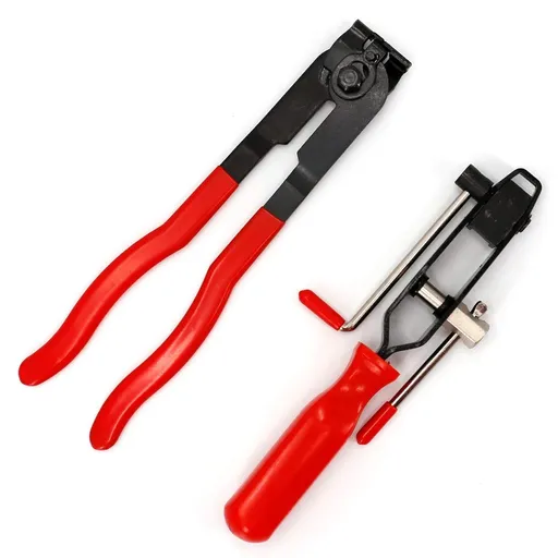 2pcs Joint Clamp Set, Metal Ear Type Boot Banding Pliers Tool for Automobile Manufacturing Fast and Easy Tightening, Hand Tools