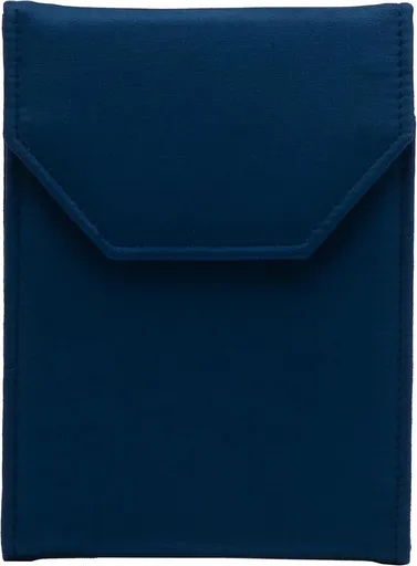 Pendant storage bag, necklace, jewelry travel folder, jewelry gift bag, ladies' holiday birthday gift (dark blue)