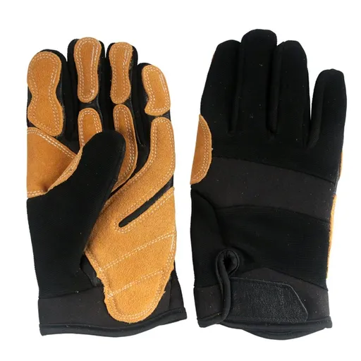 Work Glove, Fomfortable, Durable, Safety Gloves, Farm, DIY, Landscaping, Ranch, Construction, Carpentry, Mechanics -tawny