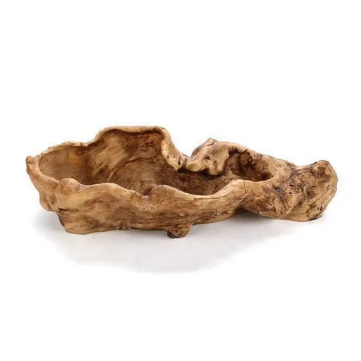 Resin Tree Stump Planter Rustic Driftwood Flower Pot Indoor Outdoor Decoration