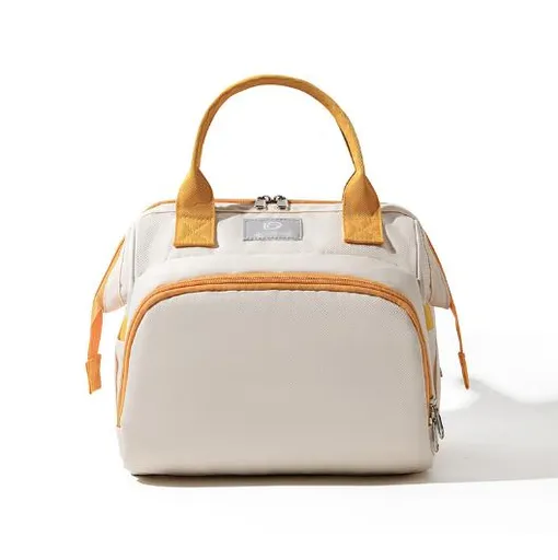 Beige Versatile 3-in-1 Nappy Bag | Convertible Backpack, Tote & Crossbody with Insulated Pockets