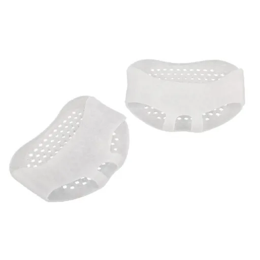 Metatarsal Pads for Women and Men Foot Pads Forefoot Pads Ball of Foot Cushions Soft Gel Pads for Pain Relief - White, 3 Pairs