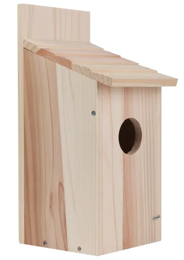 Outdoor wooden bird nest, bird cage, solid wood bird house, outdoor countryside decoration bird house, bird breeding box