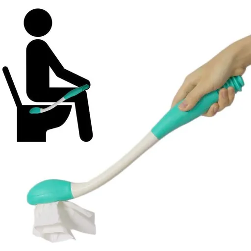 Toilet Aids Tools,Bathroom Comfort Wiper for Independent Daily Living,Assist Toilet Aid Wand for Household