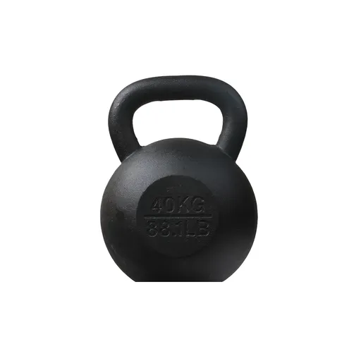 40kg Classic Cast Iron Powder Coated Kettlebell