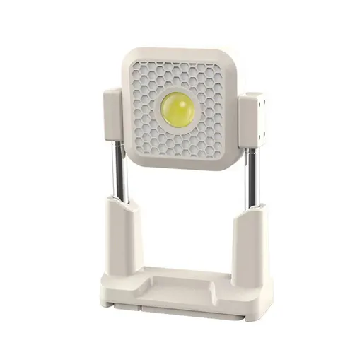 Solar Work Light Outdoor Tent Light Portable Portable USB Rechargeable Floodlight Camping Light Height Adjustable Multiple Lighting Modes (Bright Light/Low Light/Warm Light/Red Light Burst)