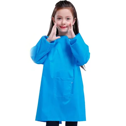 Kids Waterproof Artist Painting Apron, Children's Art Smock, Long Sleeve Children Apron Artist Painting Aprons Long Sleeve