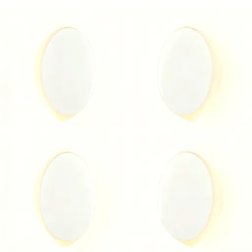 (Pack of 4）LED Motion Sensor Night Light Indoor, Cordless Battery Powered,Stick-on Warm White Light with Built-in Infrared Motion Detection, Sensor Light for Hallway,Bedroom