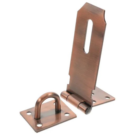 Heavy Duty Stainless Steel Security Padlock Hasp Lock for Doors, Sheds, Barns, Cabinets - Indoor & Outdoor Latch