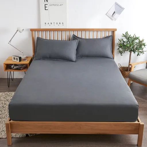 Pure Cotton Mattress Cover 90x200cm Thin Dark gray 120*200cm thin mattress