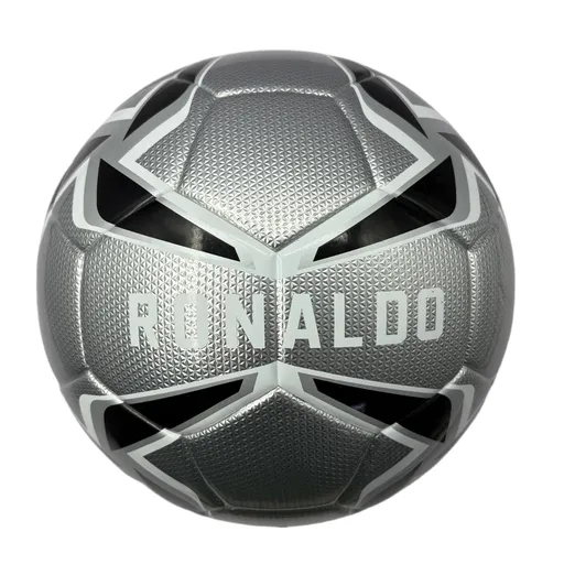 A mirror football with black and white color matching, professional anti-slip and wear-resistant design, exclusive football for fans, three-piece set with net bag, air needle and air pump, the best prize in campus competition, and a sports gift from