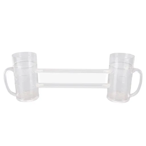 Beer Mug Anti Drop Crystal Lead Free Drinking Glasses with Handle for Bar KTV Freezer