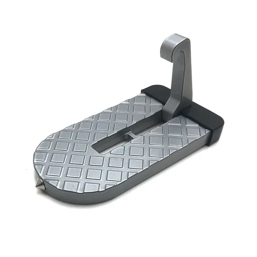 Car Door Step Universal Fit Car Door Step for Car Roof Access, Car Step Hook for Roof, Easy Access to Rooftop (Silver)