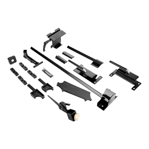 Pro Grind Sharpening System, Multi-Grind Sharpening Jig for 152mm & 203mm Bench Grinder - with Platform Jig, Tool Rest Bar, Setup Block, Miter Slide, Micro Bevel Block, for Woodturning Tools