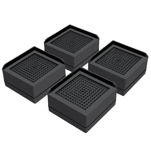 4pc Furniture Bed Risers, Furniture Risers Heavy Duty Adjustable Bed Risers for Bed, Desk, Sofa and Table