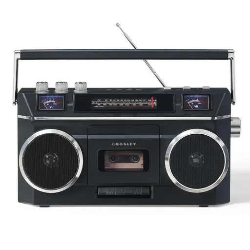Crosley Blast Boombox Cassette Player - Black