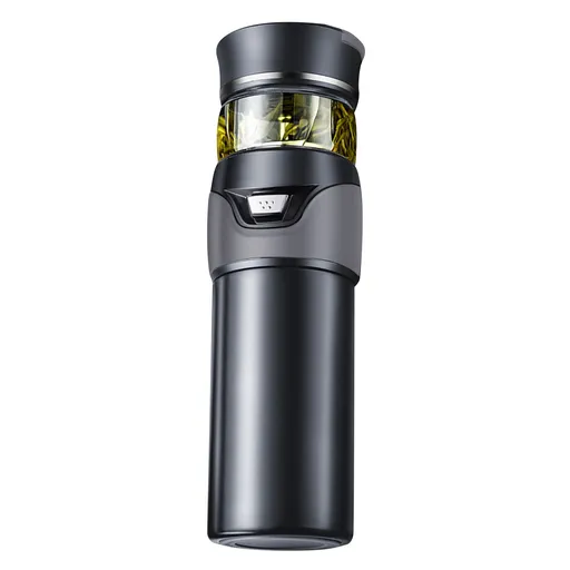 Tea Bottle with Infuser Tea Tumbler Stainless Steel Double Layer Insulated Cup for Men Daily Office Home Grey