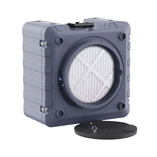 Air Scrubber with 3-Stage Filtration, Stackable Negative Air Machine 550 CFM, Air Cleaner with MERV10, Carbon, H13 HEPA, for Home, Industrial and Commercial Use