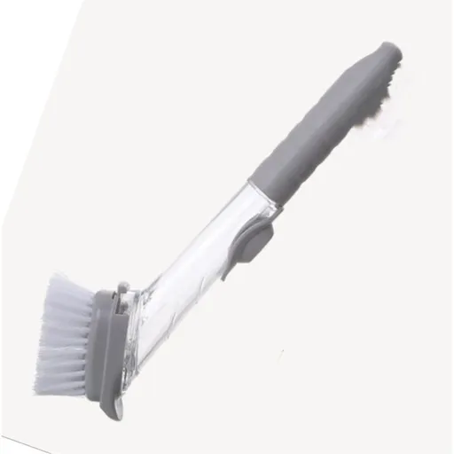 Soap Dispensing Dish Brush Storage Set, Kitchen Brush for Pot Pan Sink Cleaning, Pot Washing Sponge Lazy Cleaner Household