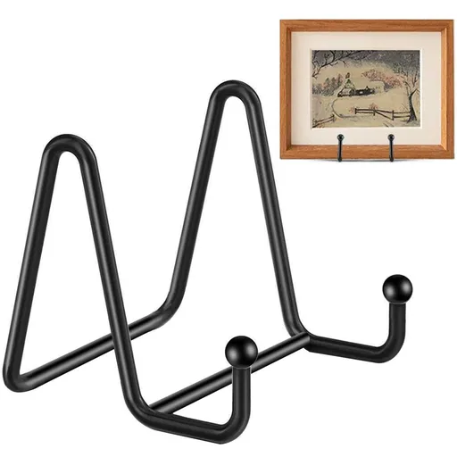 Plate Stands for Display - Iron Easel Stand Plate Holder Display Stand Picture Frame Stand for Pictures | Photo|Decorative Plate