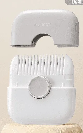 Split End Hair Trimmer Comb, Compact 2 in 1 Razor Comb with Replaceable Blades for Home Hair Care and Styling