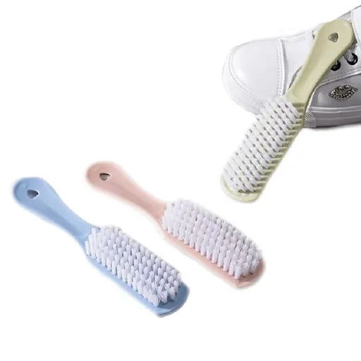 3pcs Sports shoe cleaner, shoe brush, shoe brush with handle, household leather cleaning tool, shoes, clothes, nail cleaner