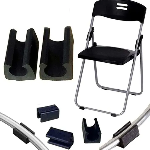 32 pcs Chair Leg Caps Tube End Caps Pads Furniture Floor Protectors U Shape Plastic Chair Caps,Chair Leg Caps Silicone