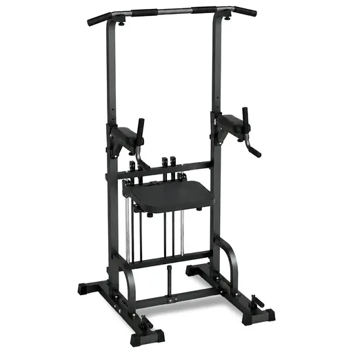 Powertrain Power Tower Pull Up Chin Up Dip Station Adjustable Multi-Function Home Gym Strength Training Equipment