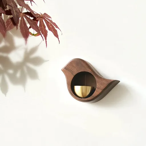 Shopkeepers Bell for Door Opening, Decorative Wooden bell/ Hanging Bell, Suitable for Doors, Windows and Refrigerators