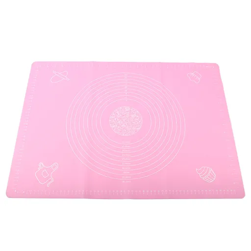 Silicone Knead Mat with Scale Chopping Board Nonslip Baking Tool Heat Resistant Oven Mat