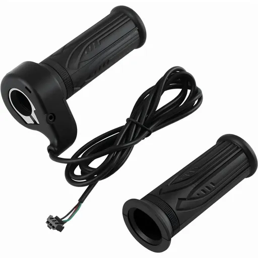 1 Pair E Bike Full Twist Throttle Handle 12V-72V 3 Pin Throttle Grip 20X for Electric Bicycle Scooter Motorcycle