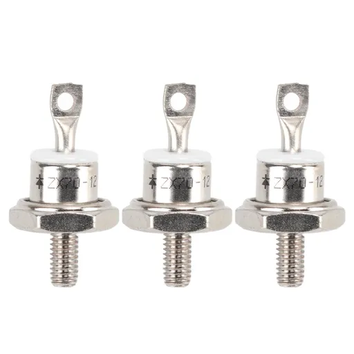 3Pcs ZX70 12 70A Diesel Generator Rectifier Diode Replacement Diesel Engine Generator Diode for Diesel Generator Parts Positive