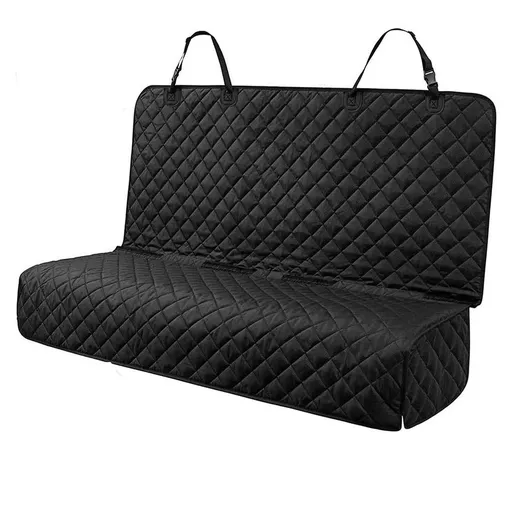 Active Pets Black Car Rear Seat Cover for Dogs, Durable Waterproof & Scratch Resistant Vehicle Backseat Protector, Nonslip Dog Accessory & Pet Protection for Back Seats, Machine Washable